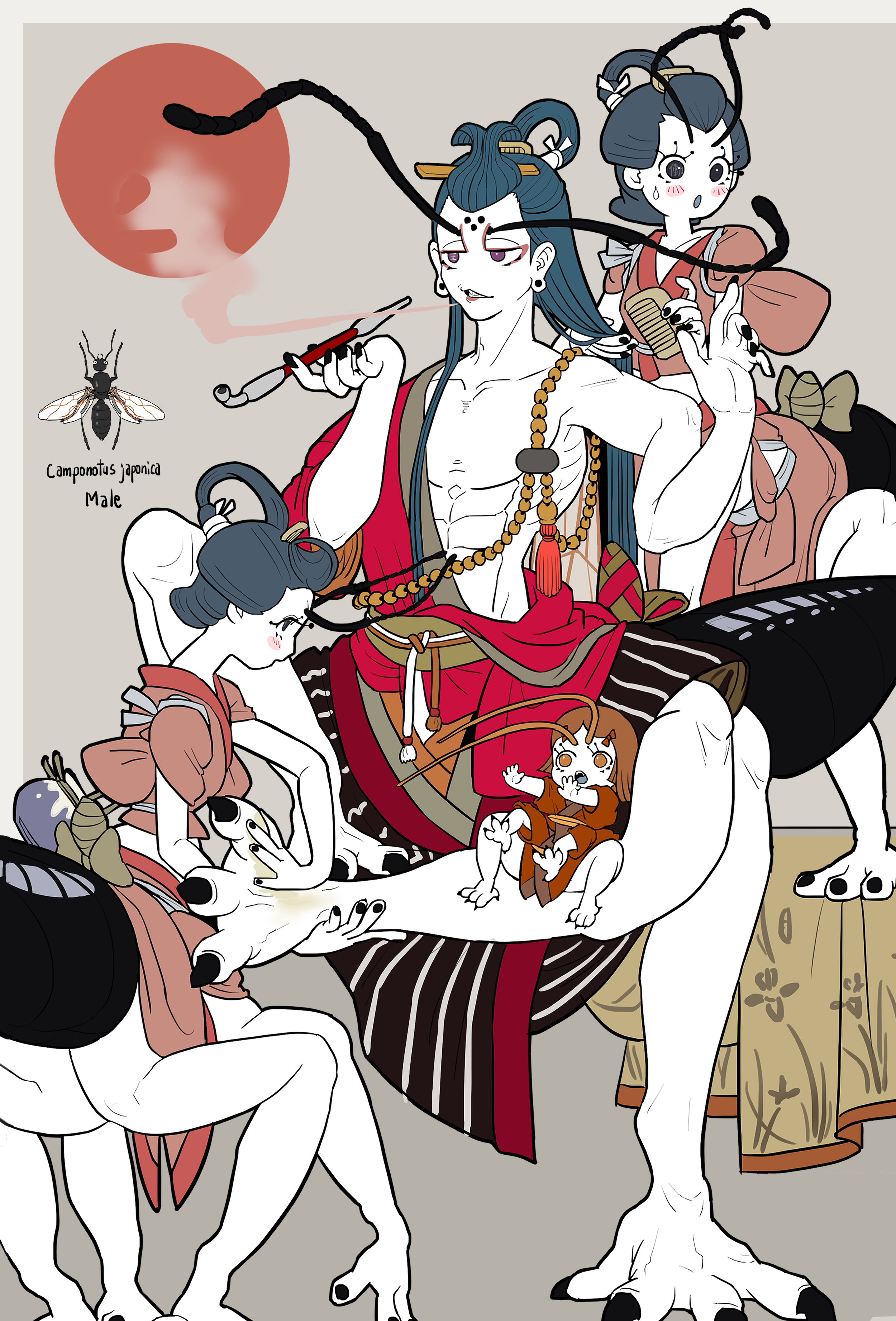 クロオオアリ 雄 Male