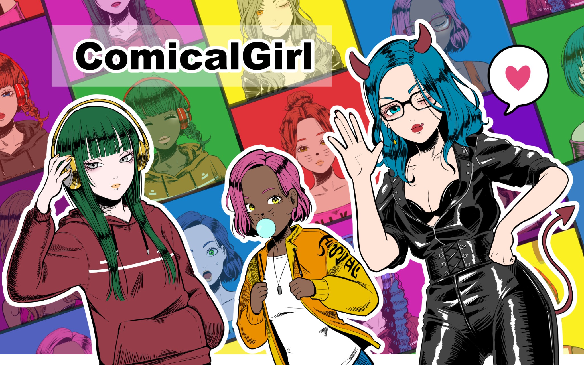 ComicalGirl IPビジュアル